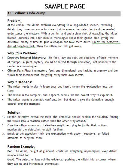 Murder Mystery Plot Holes & How To Fix Them